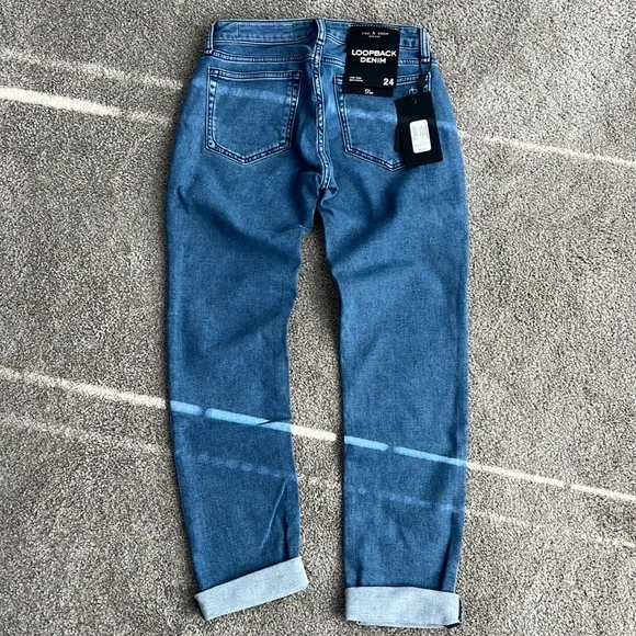 Rag & Bone Dre Loopback Denim Jeans - NWT - Size 24 - Never Worn! - Picture 5 of 9